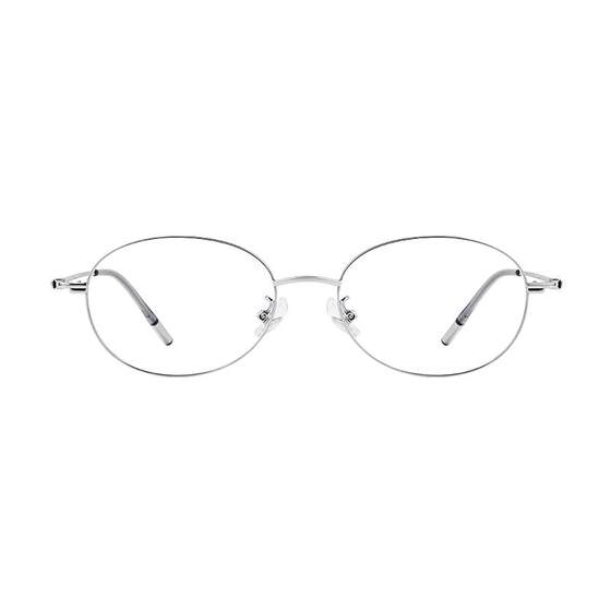 
[Free Prescription] Sagawa ultra-light titanium oval frame anti-blue light glasses for women can be equipped with myopia glasses frames for men