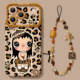 Little Jade Leopard Print iPhone Cute Minimalist iPhone Case for iPhone 11 – 17