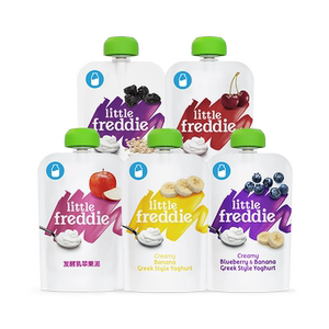 Small-skin yogurt original imported multi-flavor children's yogurt fruit puree snacks at room temperature without additive sugar salt suction bag