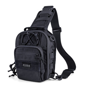 Maxgear printing fish outdoor tactical chest bag men's multi -functional military fans diagonal shoulder bag sports messenger bag shoulder backpack
