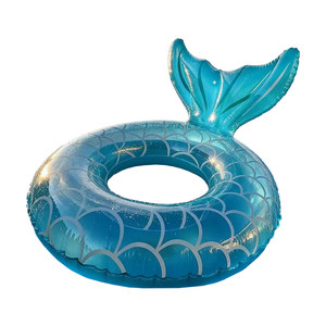 
Mermaid tail swimming ring for adults, thickening for playing in the water, beautiful photo artifact, beautiful swimming ring for adults, inflatable armpit lifebuoy