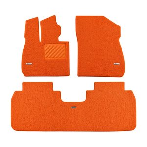 
Dedun car floor mats, dedicated to the main driver and co-driver, single original car carpet driver's seat single piece orange