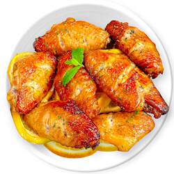 Orleans chicken wings grilled wings and barbecue ingredients semi-finished products