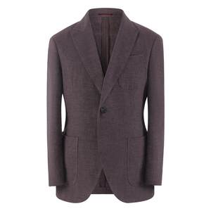 [Comfortable and light, sweat-relieving and breathable] CULTUM open picture natural hemp wax collar ivy casual suit men