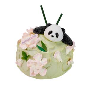 
Holiland Birthday Cake Bamboo Pink Sakura Pineapple Raw Coconut Flavor Animal Cream Fruit Cake Same City Delivery