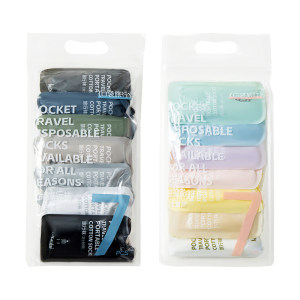 
Pocket travel disposable socks for women non-pure cotton daily throw breathable men compressed short socks for spring and summer travel supplies
