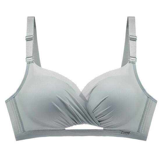 Seamless lingerie for women with small breasts gathered together to prevent sagging. Thickened flat chest special bra for high school girls