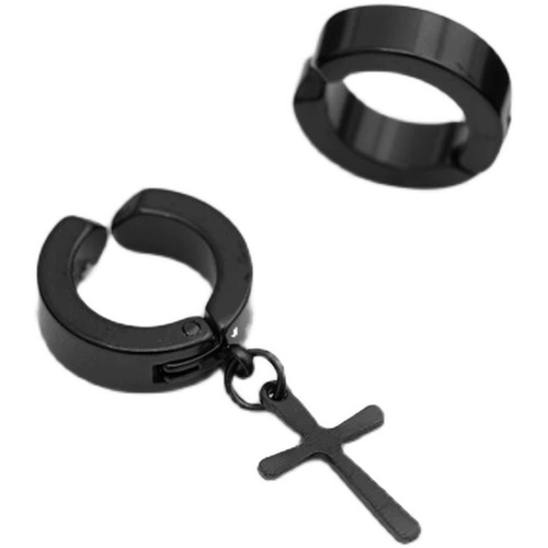 Клипсы из нержавеющей стали, серьги, без проколов ушей