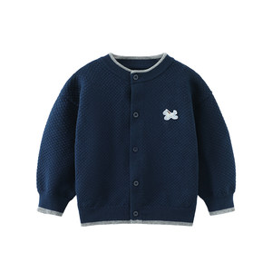 
[Anti-pilling and anti-static] Qiqi Xiong boys' sweaters spring and autumn baby cardigans children's sweaters girls spring clothes