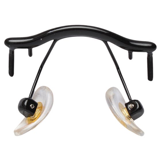 Frameless diamond cut -edge glasses Midtime beam single -hole men's myopia no nasal bridge horizontal middle beam bracket support accessories