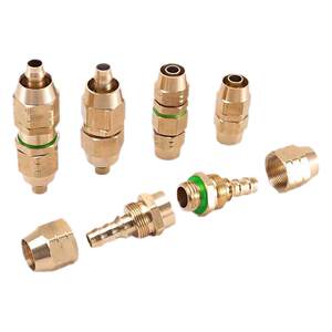 
Powder pipe joint accessories high pressure water pipe crimp-free joint docking accessories complete set of spraying machine pipe repair joints