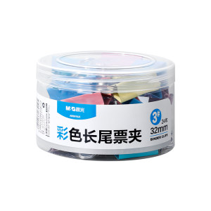 
Morning light long tail clip color mixed file clip office supplies stationery swallow tail clip wild goose tail clip phoenix tail clip ticket clip large small multifunctional test paper mixed 50mm stainless steel small clip