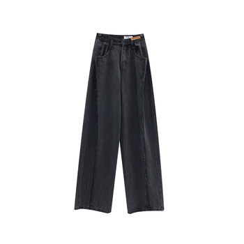 Suitable for pear -shaped figure straight jeans women
