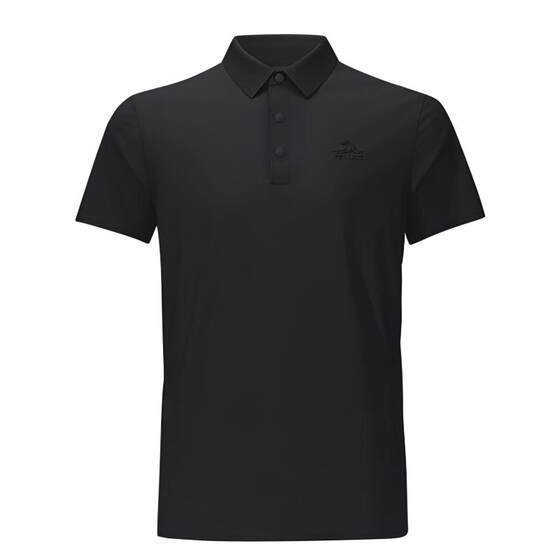 
Pelliot outdoor quick-drying T-shirt men's new moisture-absorbing and antibacterial short-sleeved sunscreen POLO shirt hiking sports top for women