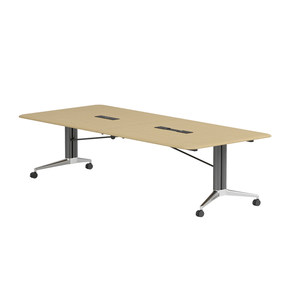 
German blister folding conference table, movable splicing desk, training table and chairs, telescopic extra large desk, negotiation table