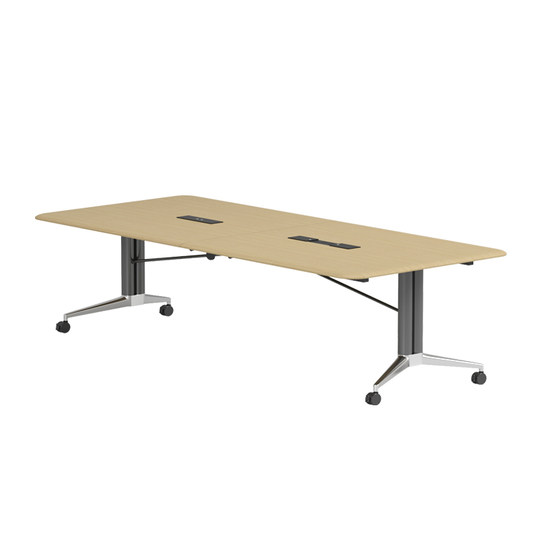 
German blister folding conference table, movable splicing desk, training table and chairs, telescopic extra large desk, negotiation table