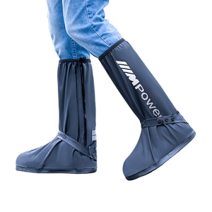 
Rain boot cover waterproof men's rain boots high tube rain boots anti-slip thick wear-resistant rainproof sand-proof outer wear women's rainproof shoes