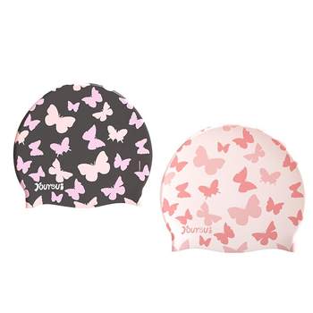 Women's waterproof non-stretching swimming cap