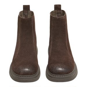 
TATA His Her Boots Women's 2025 Winter Slim Short Boots Chelsea Boots Slim Fashion Boots CHZ01DD5