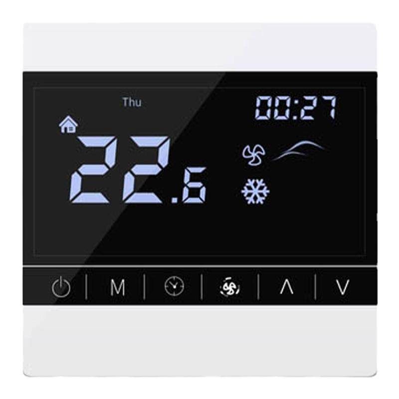 thumbnail image 2 of Room Thermostat For Central AC - 2 Way Mechanical Control Switch, 110-220V, Fan Coil Temperature Controller 2 of 10