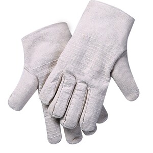 Double -layer thickened canvas gloves full lined 24th line Labor insurance wear -resistant machinery workmade welders protective supplies manufacturers