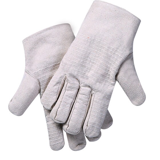 Double -layer thickened canvas gloves full lined 24th line Labor insurance wear -resistant machinery workmade welders protective supplies manufacturers