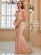 Sequin Maxi Dress Birthday Party Evening Dress Formal Dress