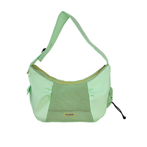 
Pet crossbody bag, portable shoulder bag, breathable and lightweight cat Teddy small pet bag, foldable backpack