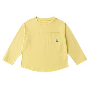 
[100% cotton] Dudujia boys' long-sleeved T-shirt spring children's tops girls' bottoming spring clothes baby inner t-shirt