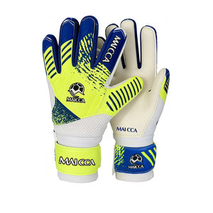 
Goalkeeper gloves professional goalkeeper football equipment with finger guards for men and women thickened non-slip latex breathable and wear-resistant gloves