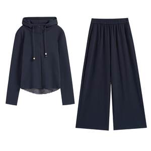 
Zihan 2026 summer slim-fit hooded sports sweatshirt and sweatpants suit casual sports two-piece fashion suit