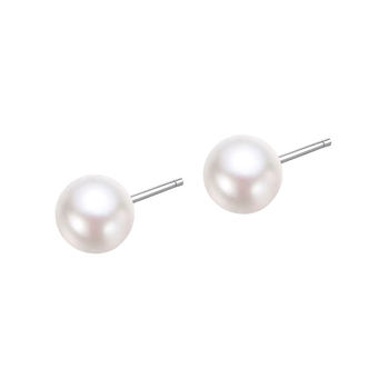 High-end French pearl earrings fashionable, simple and versatile