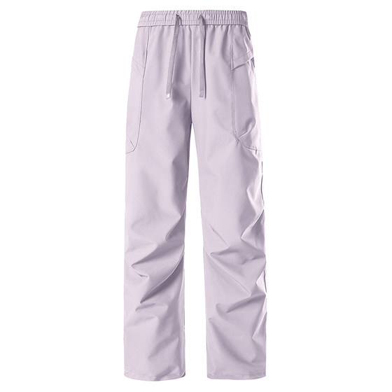 
Scarecrow 3-in-1 Pink Down Pants Women's Outdoor Windproof and Waterproof Removable Warm Jacket Pants Plus Velvet for Men