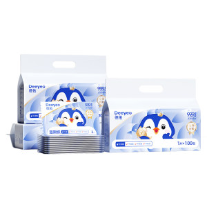 
Deyou wet toilet paper portable small bag independent packaging for women and men's butts and pregnant women's private parts toilet cleaning wipes