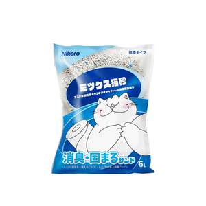 Nikoro cat litter flushable toilet tofu sand cassava plant tofu mineral sand bentonite mixed cat