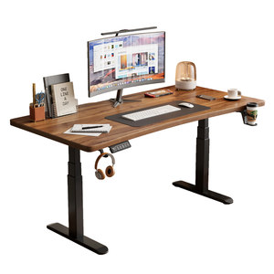 
Electric lifting table solid wood smart computer desk lifting e-sports table home workbench study desk office desk