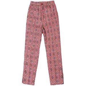 
Middle-aged and elderly women's mother's down pants warm straight pants plus velvet thickening high waist deep crotch loose style warm pants