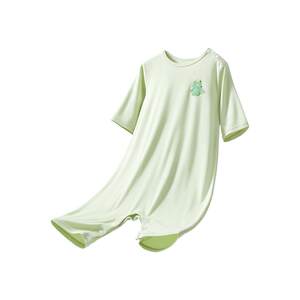 
Modal children's pajamas one-piece boys and girls spring and summer thin air-conditioned clothes baby home clothes baby sleeping bag