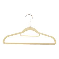 Seamless flocking clothes hanger multifunctional home clothes hanger