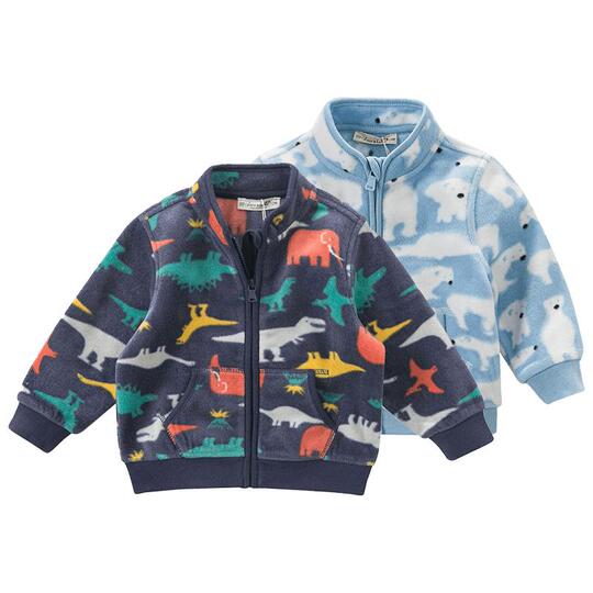 Jaket Fleece Anak Laki-laki Dave Bella Atasan Musim Gugur