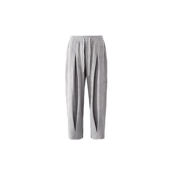 
HalfwayHouse spring heavyweight drawstring elastic waist pleated casual loose commuting tapered sports pants