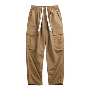 Madden Workwear American Retro Multi-Pocket Waterproof Casual Pants Maillard Thin Outdoor Loose Straight Pants Men's Spring