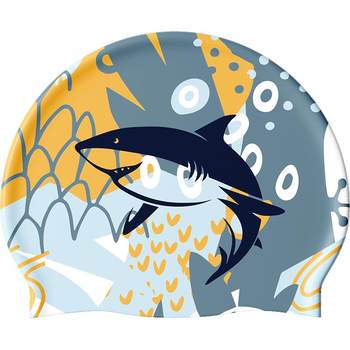 Pull the bag! Imported new silicone swimming hats children's new models
