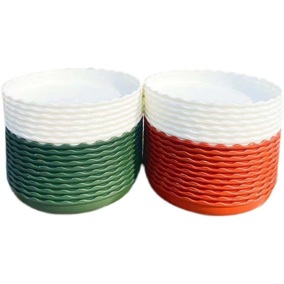Flower pot tray plastic flower plate thickened chassis pad pad water plate flower pot pot bottom padding bottom multi -meat circular bottom bracelet base