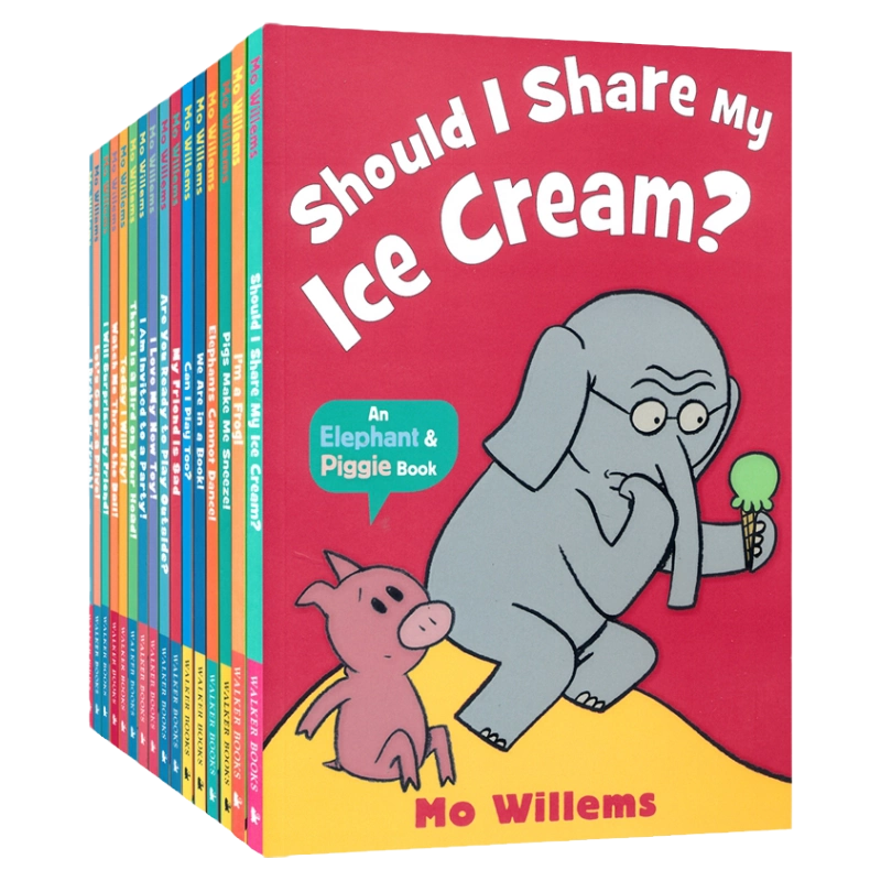 英文原版An Elephant and Piggie Book 小豬小象系列繪本Mo