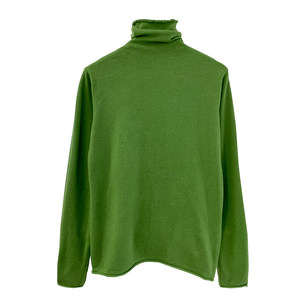 
Duplex collar knitted base shirt for women with long sleeves in autumn and winter 2025 new tight and fashionable turtleneck solid color sweater