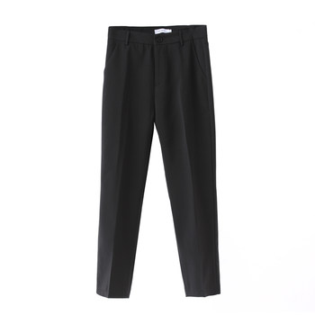 Loose flooding tubing nine -point straight tube suit pants female
