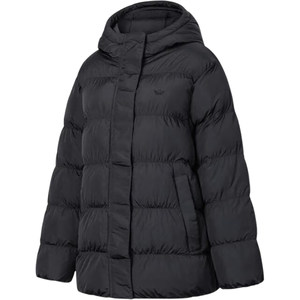 Adidas/Adidas Official Authentic Clover Women's Hooded Minimalist Warm Cotton Coat II8467