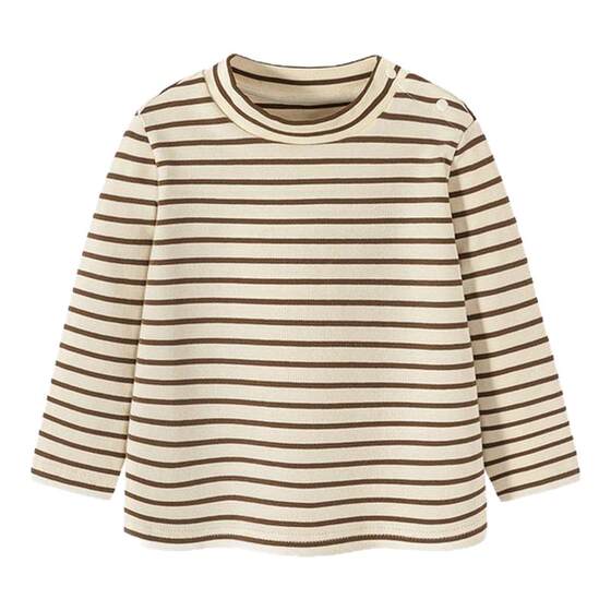 
Mini Balabala long-sleeved T-shirt for boys and girls, half turtleneck, slim fit, versatile bottoming shirt, spring children's parent-child inner wear