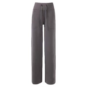 
Throwback Still Drawstring Nude Sports Velvet Wide Leg Pants High Waist Hip Lifting Fitness Casual Pants